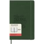 Moleskine hard cover 12 month L daily planner Olive