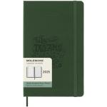 Moleskine hard cover 12 month weekly L planner Olive