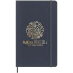 Moleskine 100% VEGEA® Capri L soft cover notebook - ruled Corporate blue