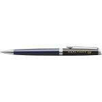 Hemisphere colour blocking ballpoint pen with palladium trim, blue Blue,black