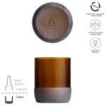 Originalhome 160 ml Trinkglas Set Braun