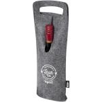 Felta 75 cl GRS recycled felt wine bag Gray