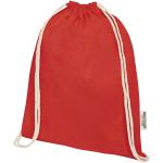 Oregon 140 g/m² GRS recycled cotton drawstring bag 