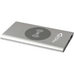 Juice 4000 mAh Type-C recycled aluminium wireless power bank Silver