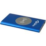 Juice 4000 mAh Type-C recycled aluminium wireless power bank Dark blue