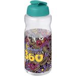 H2O Active® Big Base 1L Sportflasche mit Klappdeckel Aqua