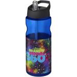 H2O Active® Base Tritan™ 650 ml Sportflasche mit Ausgussdeckel, blau Blau,schwarz