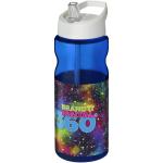 H2O Active® Base Tritan™ 650 ml Sportflasche mit Ausgussdeckel Blau/weiß