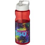 H2O Active® Base Tritan™ 650 ml Sportflasche mit Ausgussdeckel Rot/weiß