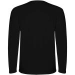 Montecarlo Langarm-Sport-Shirt für Kinder, schwarz Schwarz | 4