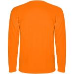 Montecarlo Langarm-Sport-Shirt für Kinder, Fluor Orange Fluor Orange | 4