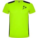 Detroit short sleeve kids sports t-shirt, lime,black Lime,black | 4