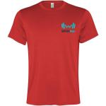 Slam short sleeve men's sports t-shirt, red Red | L