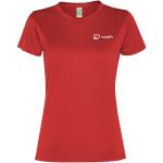 Slam short sleeve women's sports t-shirt, red Red | L