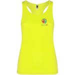 Shura women's sports vest, yellow Yellow | L