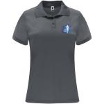 Monzha short sleeve women's sports polo, lead Lead | L