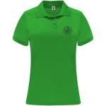 Monzha short sleeve women's sports polo, fern green Fern green | L