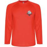 Montecarlo long sleeve men's sports t-shirt, red Red | L