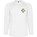 Montecarlo long sleeve men's sports t-shirt, white White | L