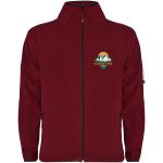 Luciane men's full zip fleece jacket, garnet Garnet | L