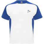 Bugatti short sleeve unisex sports t-shirt, white/royal White/royal | L