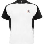 Bugatti short sleeve unisex sports t-shirt, white/black White/black | L