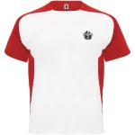 Bugatti short sleeve unisex sports t-shirt, white/red White/red | L