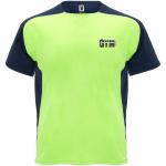 Bugatti T-Shirt Unisex aus recyceltem Material, fluor green, navyblau Fluor green, navyblau | L