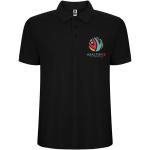 Pegaso Premium short sleeve men's polo, black Black | L