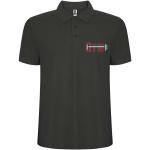 Pegaso Premium short sleeve men's polo, dark lead Dark lead | L