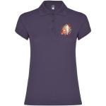 Star short sleeve women's polo, lilac Lilac | L