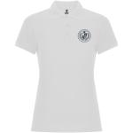 Pegaso Premium short sleeve women's polo, white White | L