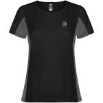 Shanghai Sport T-Shirt für Damen, schwarz Schwarz | L