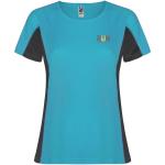 Shanghai Sport T-Shirt für Damen, türkis, dark lead Türkis, dark lead | L