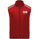 Jannu unisex lightweight running bodywarmer, red Red | XS