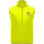 Jannu unisex lightweight running bodywarmer, yellow Yellow | XS