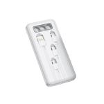 Powerbank Quattro 4-in-1 White | 20.000 mAh