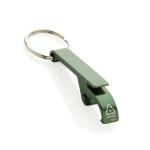 XD Collection RCS recycled aluminum bottle and can opener Green