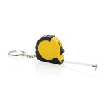 XD Collection MeasureMate RCS reycled ABS 1 meter tape keychain Yellow