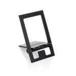 XD Collection SnapStand RCS recycled plastic foldable phone stand Black