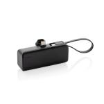 XD Collection Powerlink 3000mah Powerbank aus RCS rPlastic mit USB-C Kabel Schwarz