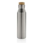 XD Collection Gaia RCS certified recycled stainless steel vacuum bottle Silver