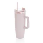 XD Collection Tana Becher aus RCS recyceltem Kunststoff mit Griff 900ml Rosa