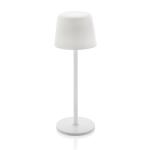 XD Collection Zenic RCS recycled plastic USB re-chargable table lamp White