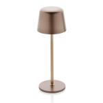 XD Collection Zenic RCS recycled plastic USB re-chargable table lamp Bronze