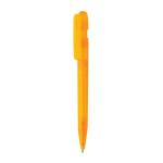 XD Collection Devin transparenter Stift aus GRS zertifiziertem rABS Orange