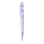 XD Collection Devin transparenter Stift aus GRS zertifiziertem rABS Lila