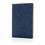 XD Collection Phrase GRS certified recycled felt A5 notebook Aztec blue