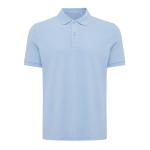 Iqoniq Yosemite Piqué-Poloshirt aus recycelter Baumwolle, himmelblau Himmelblau | L