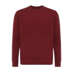 Iqoniq Etosha lightweight recycled cotton crew neck, Burgundy red Burgundy red | XXS